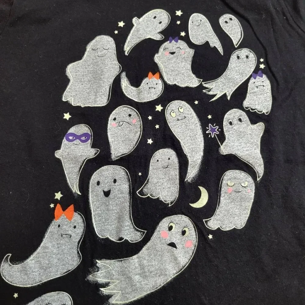 Cat & Jack Halloween ghost shirt L10/12